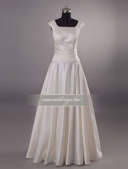 Menyasszonyi ruha A vonalú pántos-AVP-616