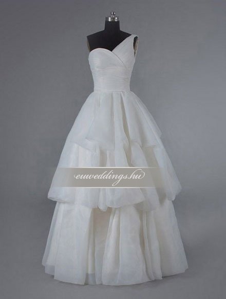 Menyasszonyi ruha A vonalú pántos-AVP-857