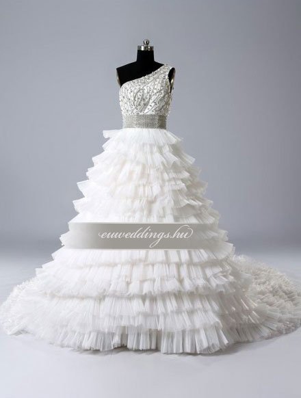Menyasszonyi ruha báli fazonú pántos-BFP-3991