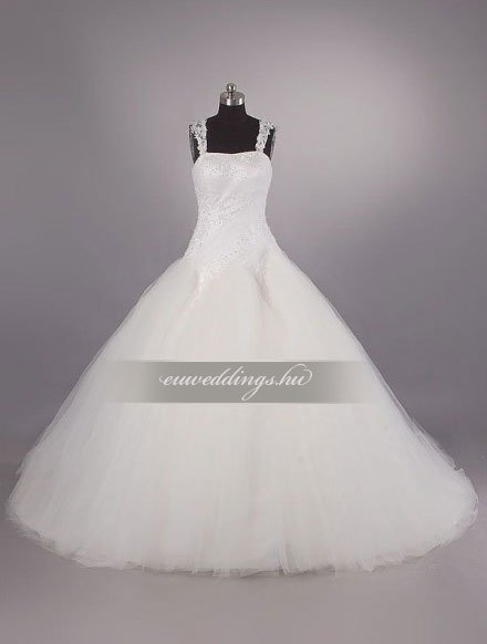 Menyasszonyi ruha báli fazonú pántos-BFP-4053