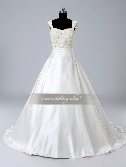 Menyasszonyi ruha báli fazonú pántos-BFP-4083