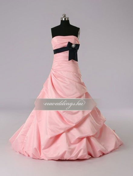 Menyasszonyi ruha báli fazonú színes és mintás-BFS-4716