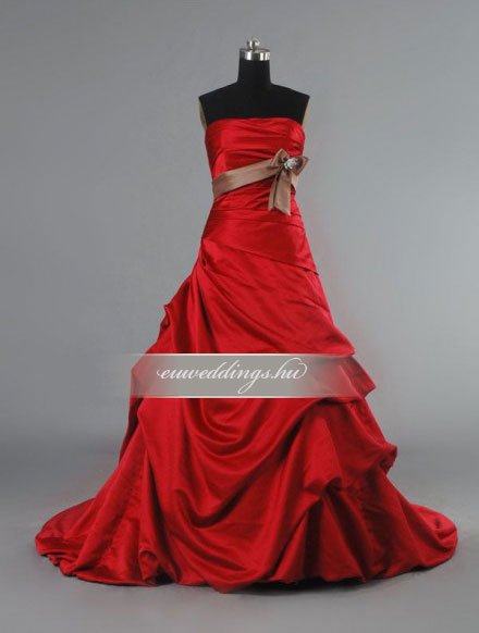 Menyasszonyi ruha báli fazonú színes és mintás-BFS-4721