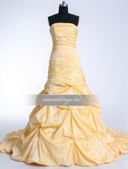 Menyasszonyi ruha báli fazonú színes és mintás-BFS-4738