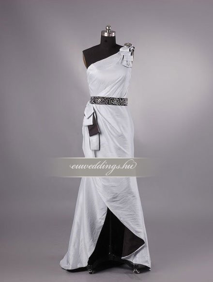 Menyasszonyi ruha egyenes fazonú mintás és színes-EFH-7828