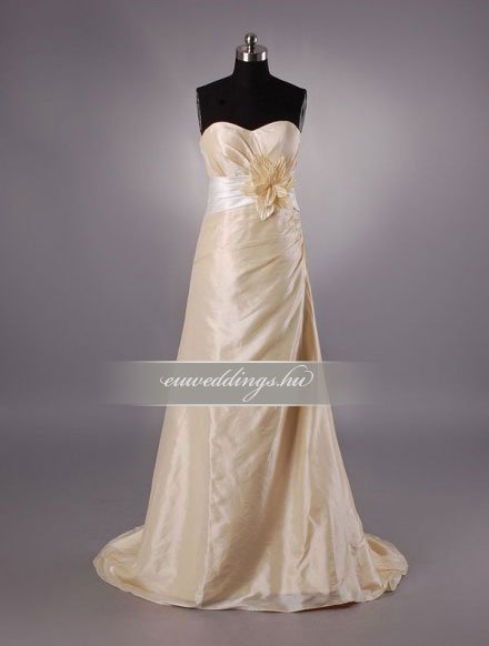 Menyasszonyi ruha egyenes fazonú mintás és színes-EFH-7945