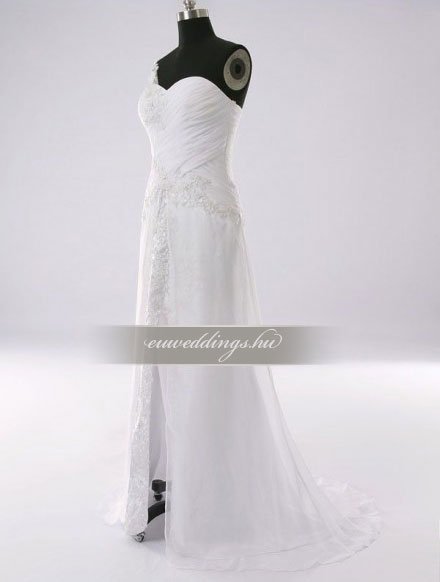 Esküvői ruha egyenes fazonú pántos-EFP-8120