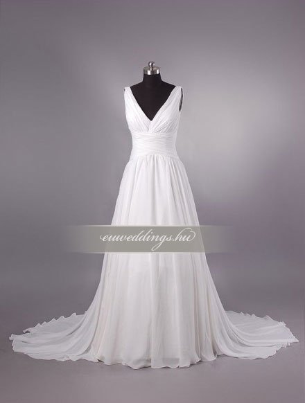 Menyasszonyi ruha empire fazonú pántos-EPP-8624