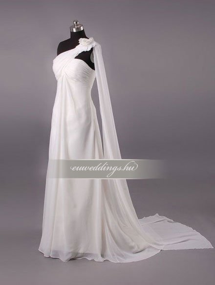 Menyasszonyi ruha empire fazonú pántos-EPP-8759